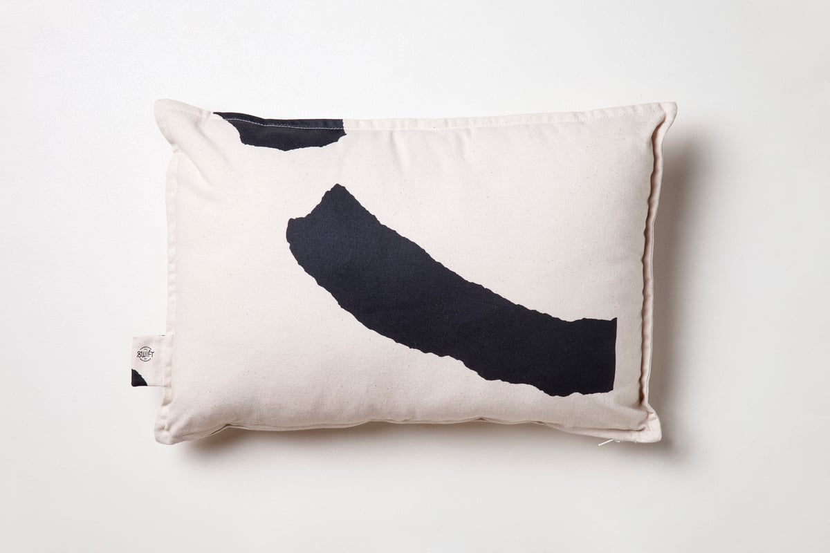 Image of Throw Pillow - small black