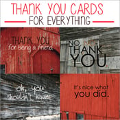 Image of Thank You Cards for Everything- ON SALE!