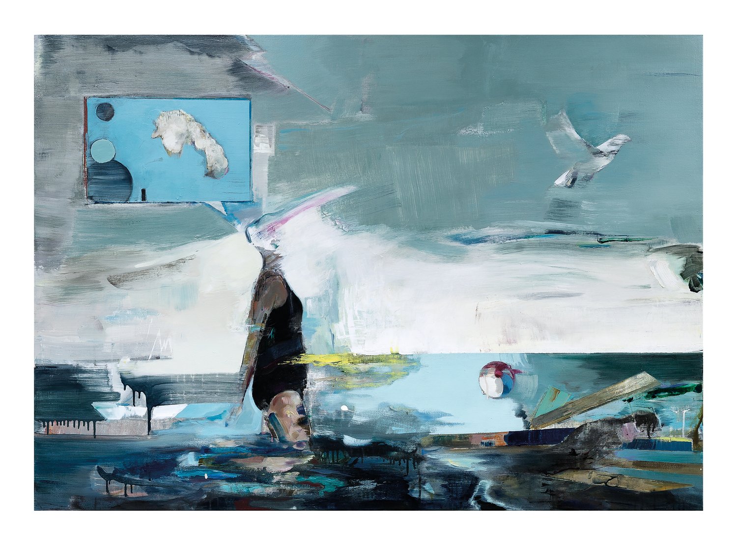 Image of Artprint / kunsttryk / "End of summer IV" / 60x80 cm