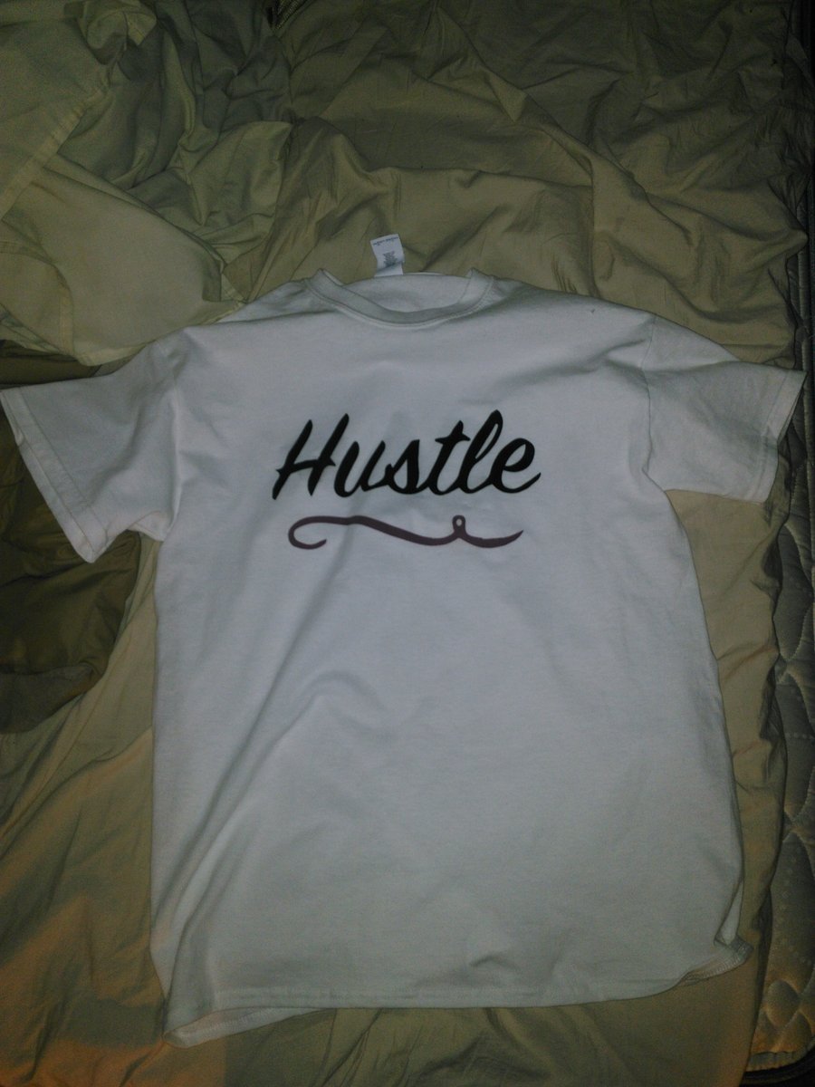 Image of HUSTLE TEE (WHITE,BLACK,PURPLE)