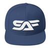 SAF Designs Logo Snapback - Navy / White