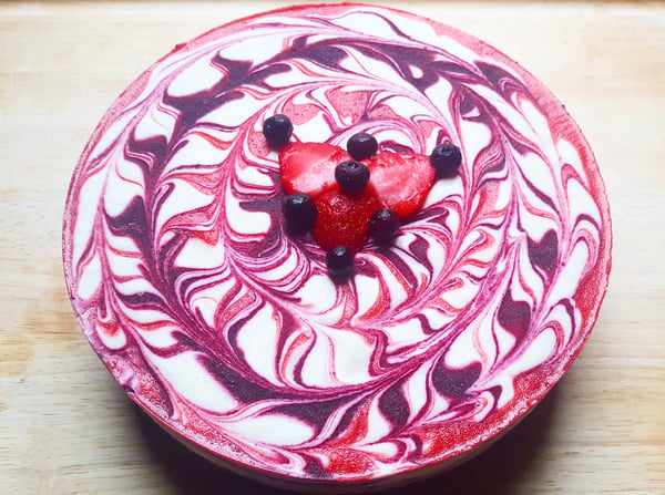 Image of Pre-Orders Only UN-Cheesecake® Strawberry & Blueberry Swirl &Twirl 