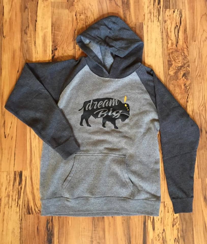 Image of Dream Big Youth Raglan Hoodie 