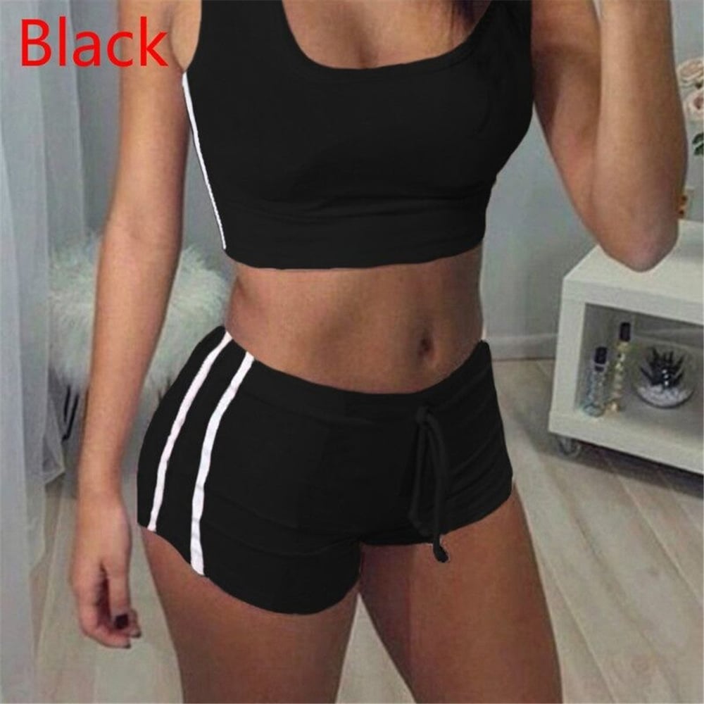 Image of Black 2 Piece Twin Set