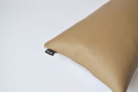 Image 4 of Leather Dotty Cushion Cover -  Lumbar 