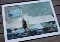 Image 4 of Artprint / kunsttryk / "End of summer IV" / 60x80 cm