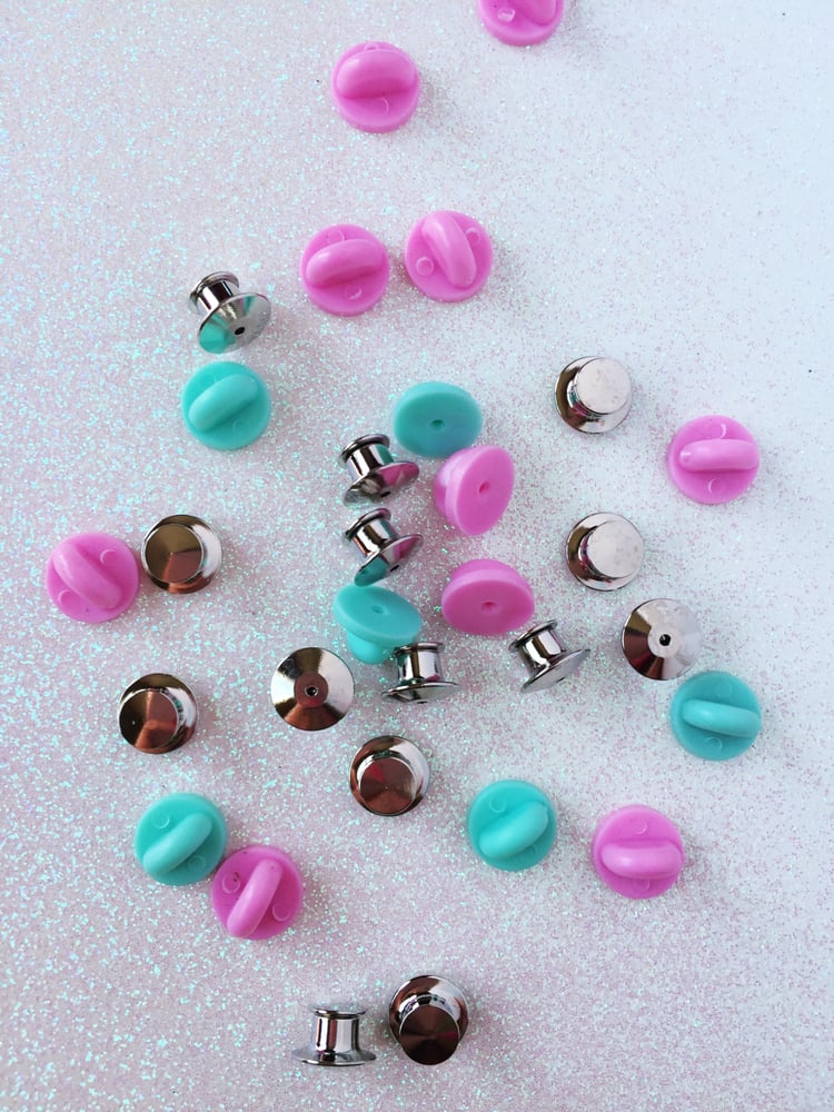 Locking Pin Backs & Butterfly Clasps / Sour Attitude Club