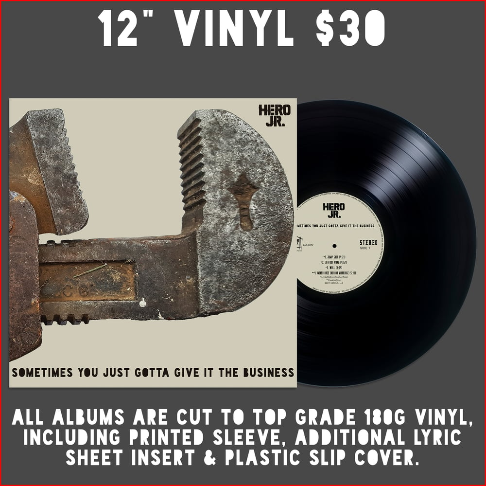 Image of "Sometimes You Just Gotta Give It The Business"180g. VINYL LP w/SLEEVE,LYRIC SHEET