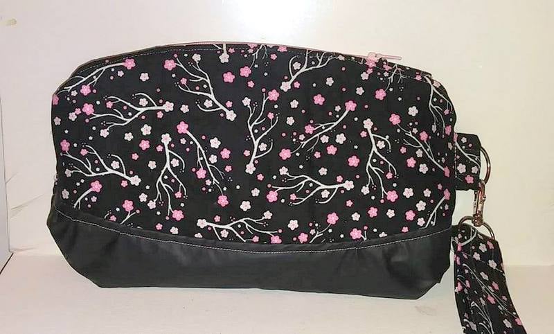 Image of Cherry Blossom Curved Wristlet