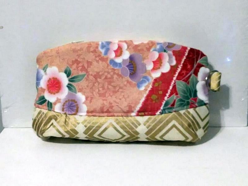 Image of Asian Inspired Curved Wristlet
