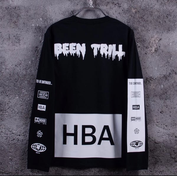 Image of Black Hood By Air Long Sleeve
