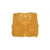 Image of CAMILA CROCHET VEST Mustard