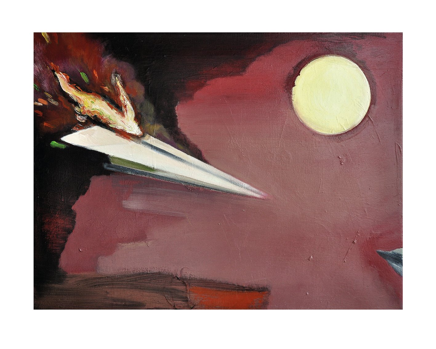 Image of Artprint / kunsttryk / "Airplane II" / 40x50 cm