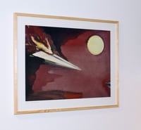 Image 5 of Artprint / kunsttryk / "Airplane II" / 40x50 cm