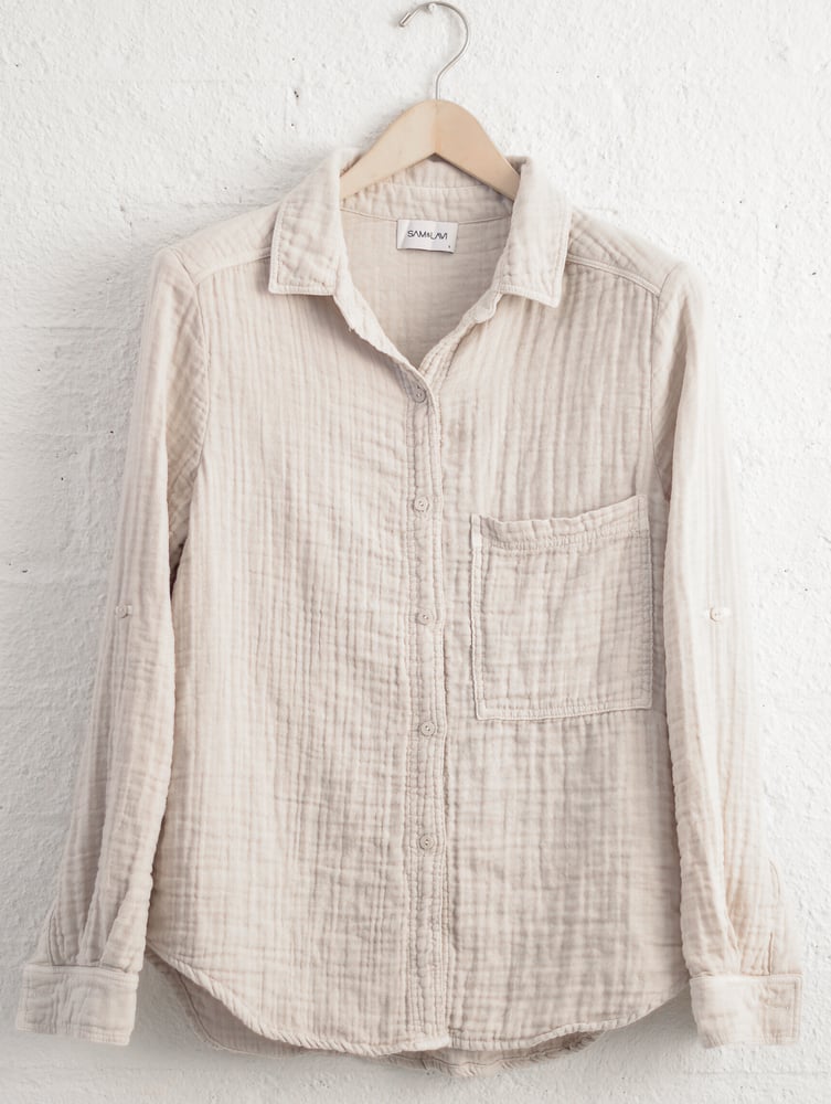 Image of SALE Sam & Lavi Gema Button Down in Bone