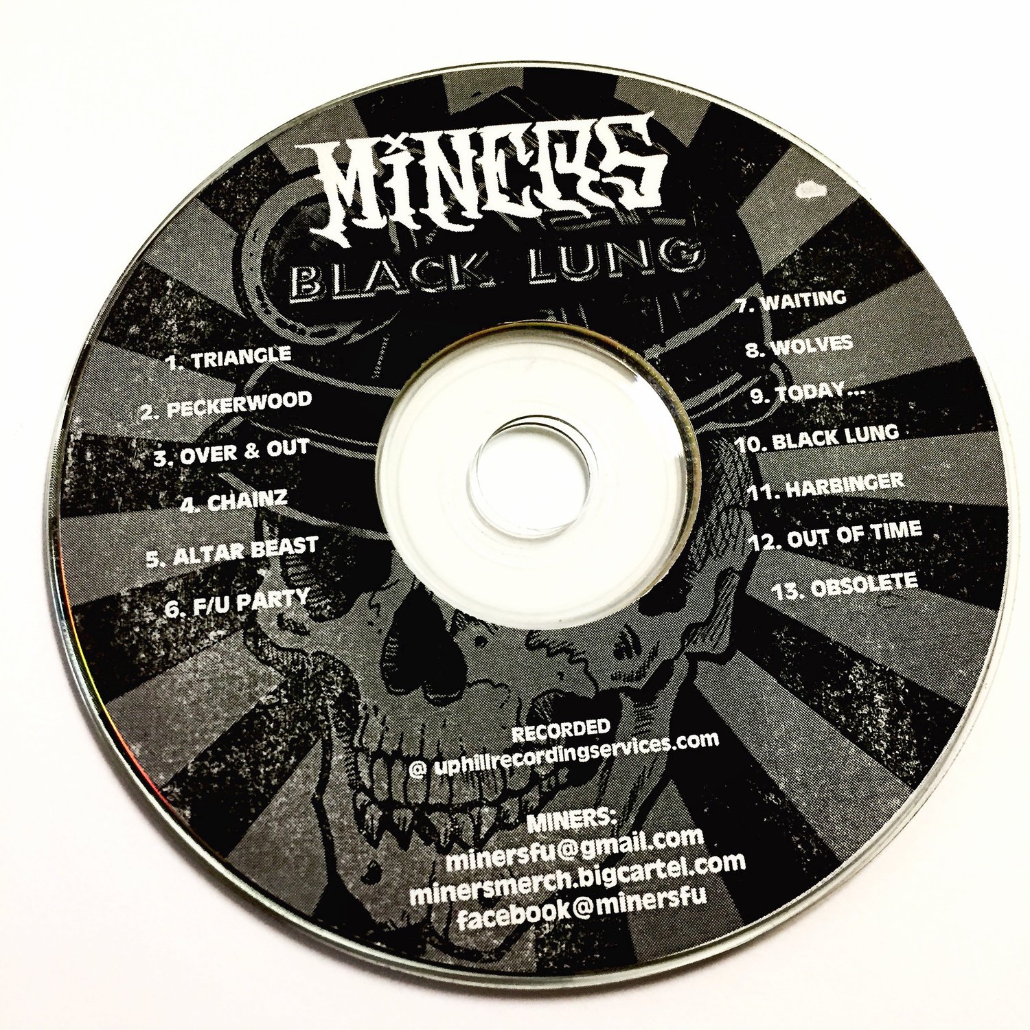 Image of MINERS / BLACK LUNG / CD