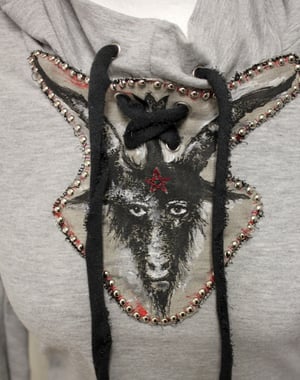 Image of BAPHOMET PATCH HOODIE