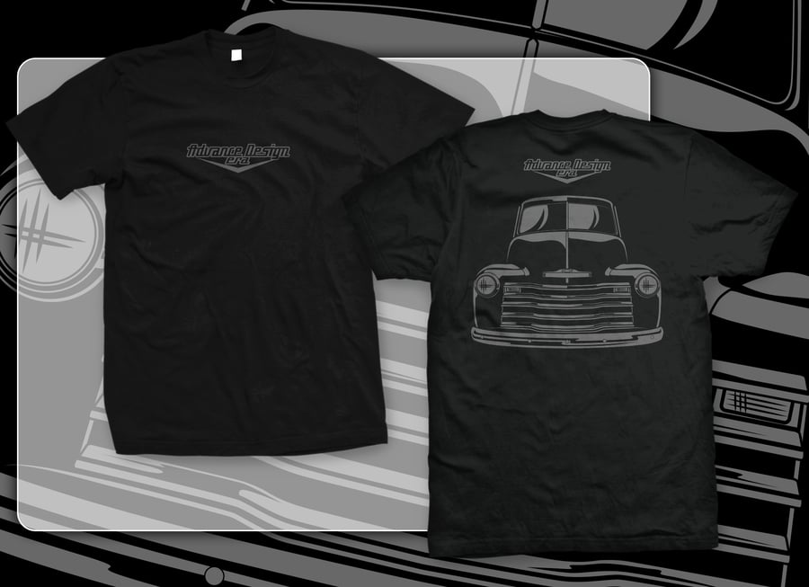 Image of Advance Design Front End (BLACK T-SHIRT)