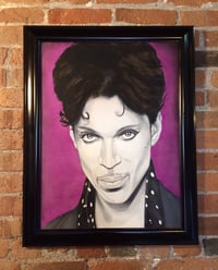 Image 1 of "Purple Reign (Prince) • Original Brian Broadway Painting