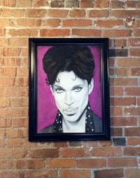 Image 2 of "Purple Reign (Prince) • Original Brian Broadway Painting