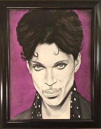 Image 3 of "Purple Reign (Prince) • Original Brian Broadway Painting