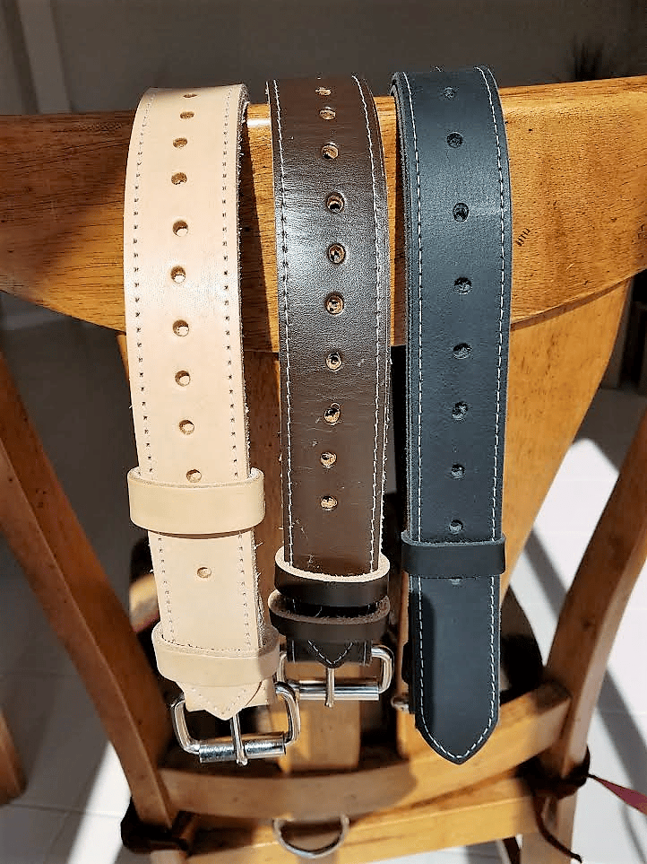 HIGH QUALITY BUG LEATHER TIE-DOWN STRAPS FOR THAT CLASSIC VINTAGE LOOK.  (SET OF 2)