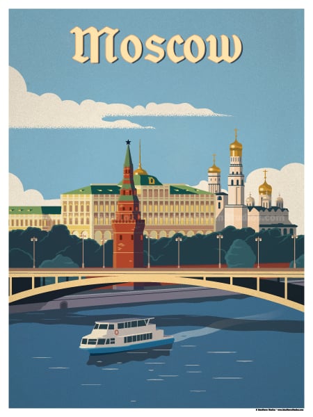 Image of Moscow River Poster