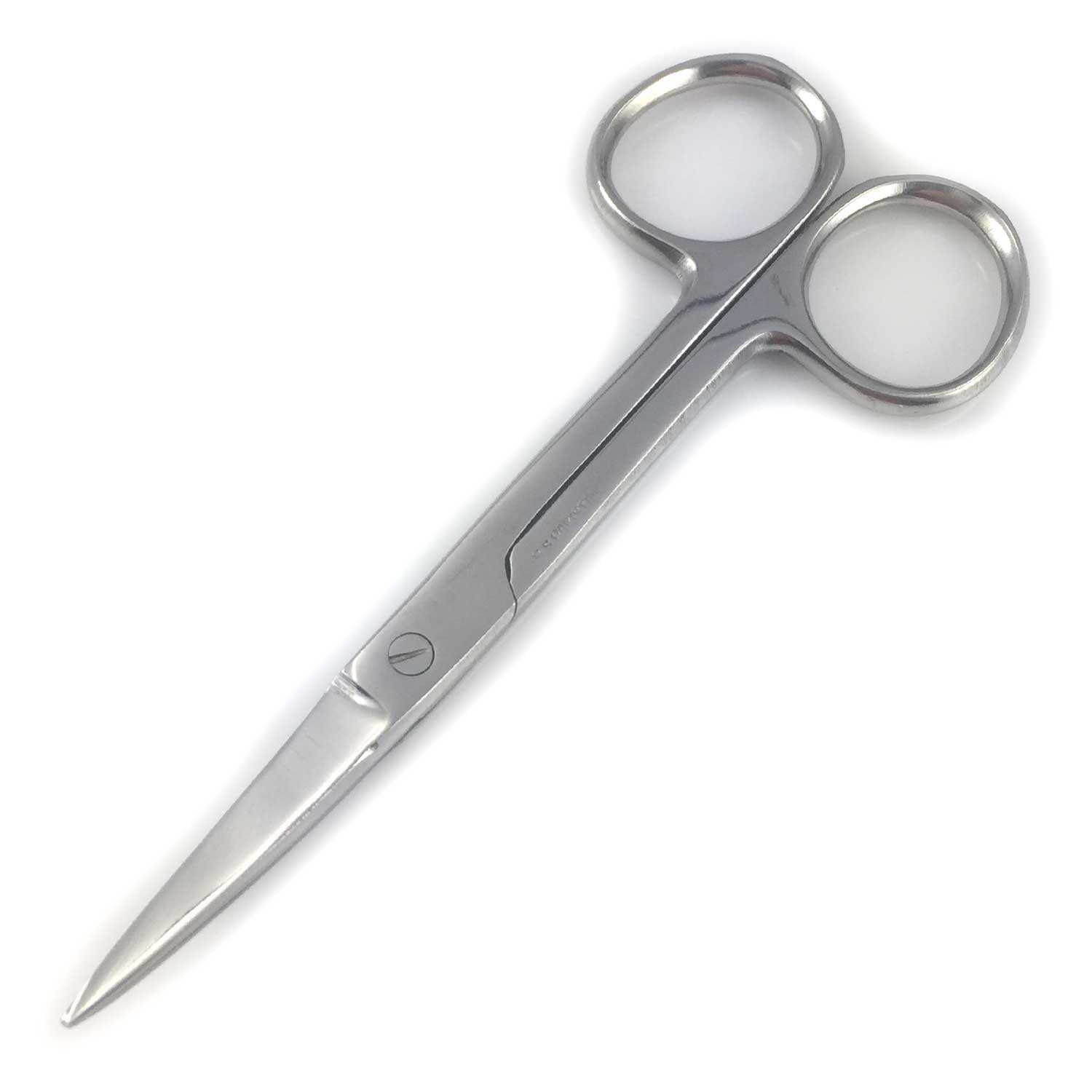 Scissors - 3.5 Curved Fine Point Surgical Quality Stainless Steel, Skincare for Athletes All Natural Handmade