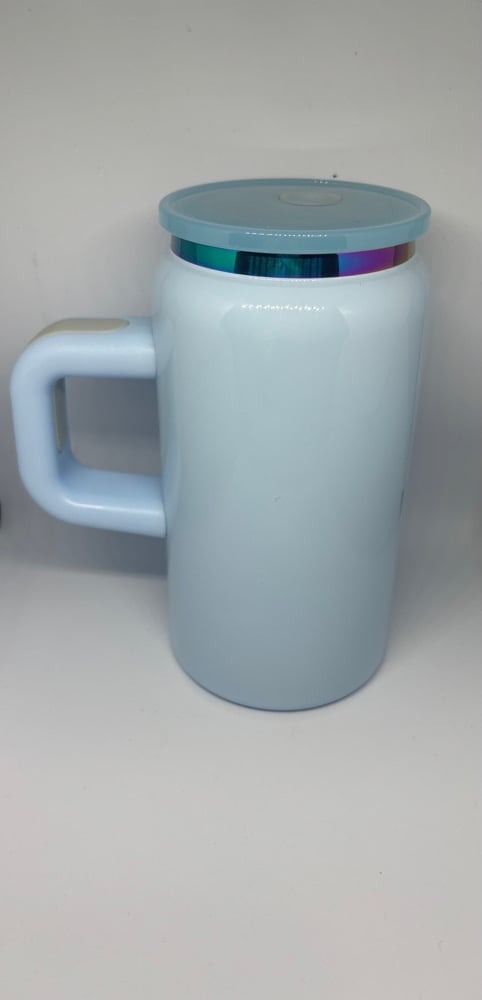 Stainless Steel Handle Tumber - Rainbow Plated