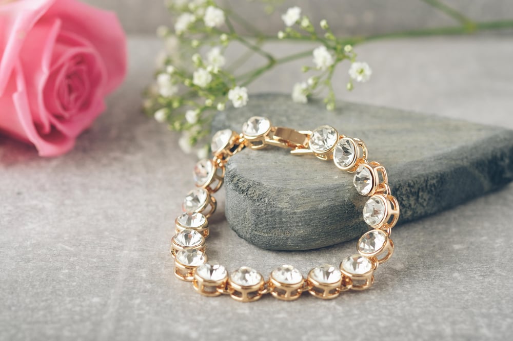 Image of Diamante Necklace Bracelet optional