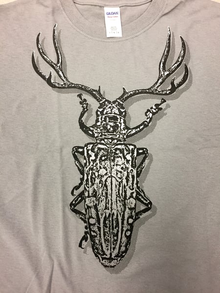 Image of Beetlehorn t-shirt on gravel grey