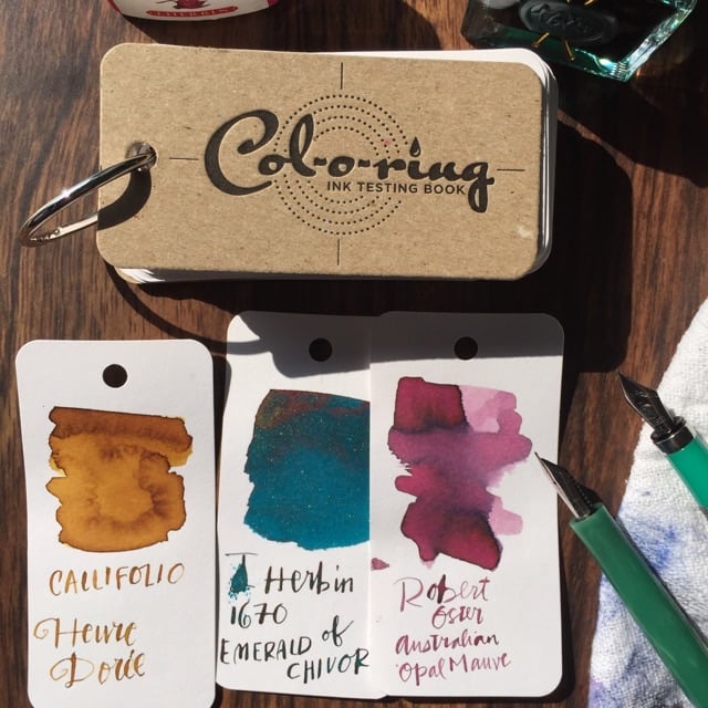 Col-o-ring Ink Testing Book (Standard Size) | The Well-Appointed Desk Shop