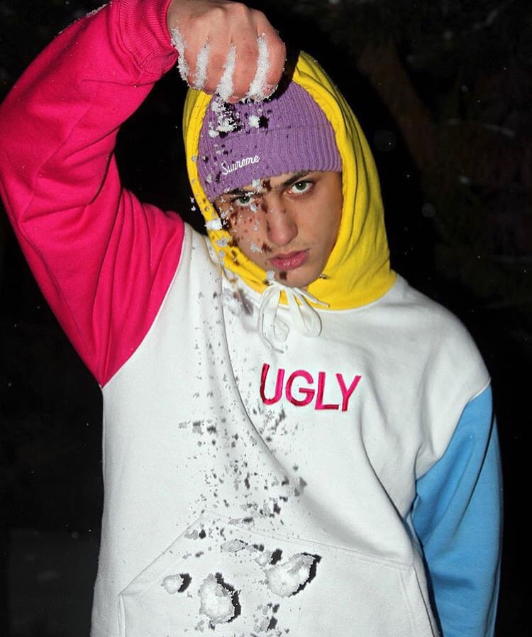 lil pump pink hoodie