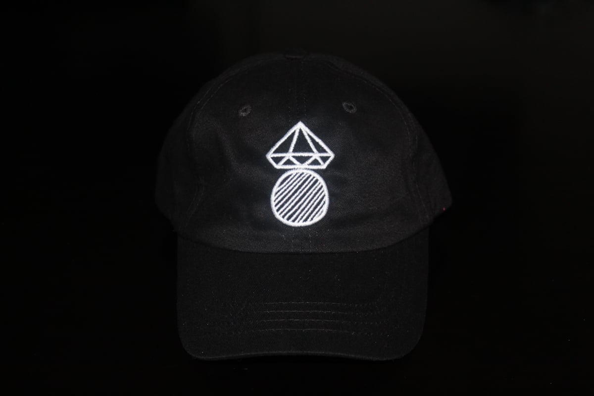 Image of Black and White Dad Hat 
