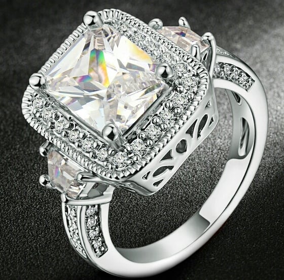 Image of Sterling silver dress ring