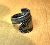 Image 3 of Stainless steel ring, size P/Q