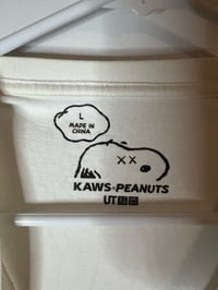 Image 3 of Peanuts KawsX Snoopy Joe Kaws Men’s Large Tshirt 