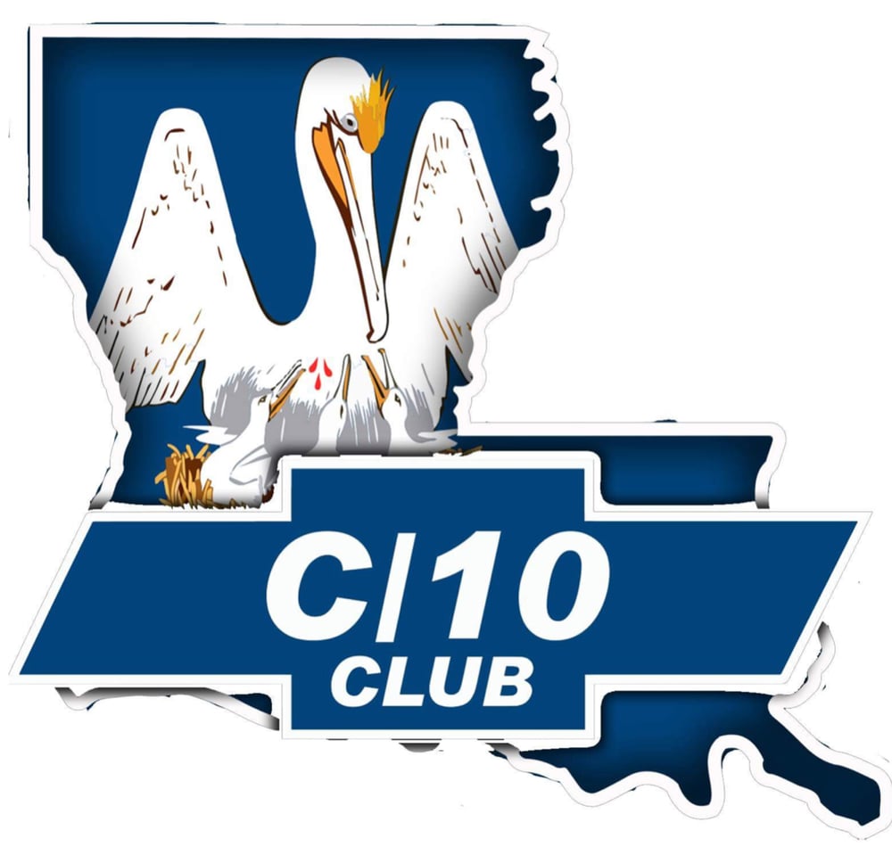 Image of C/10 club LA state sticker