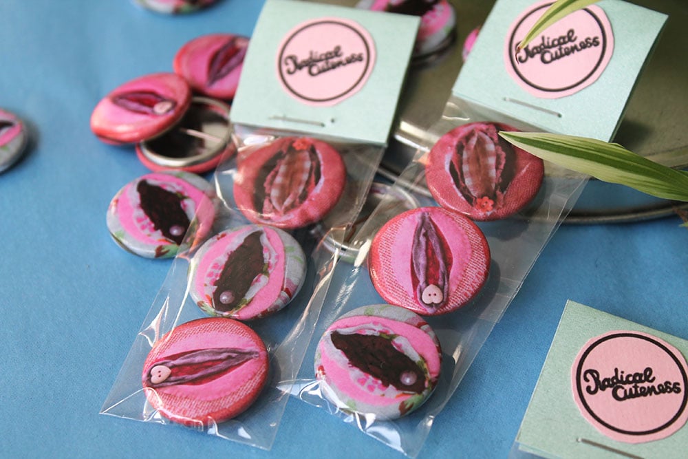 Image of Viva la Vulva - Badge Set 