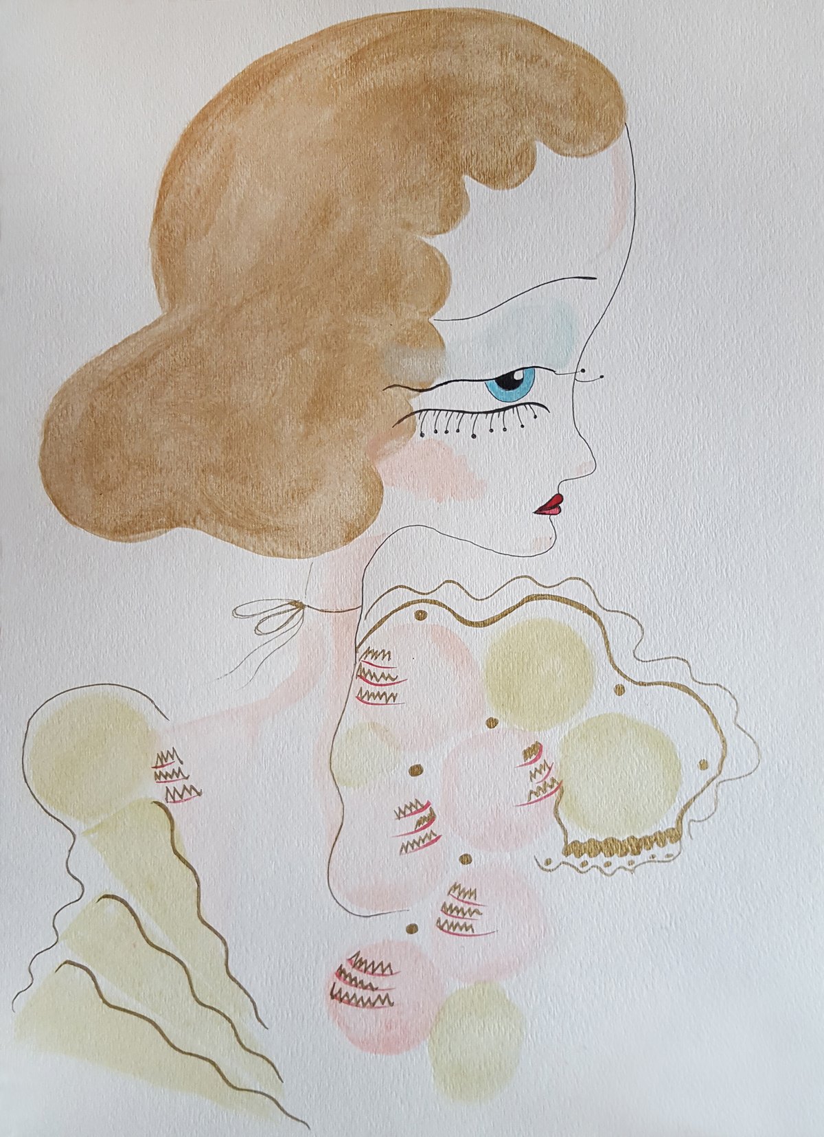 Image of Untitled Watercolor Baby #1