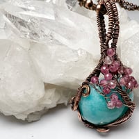 Image 4 of Cherry Blossom Tree of Life Necklace