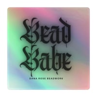 Image 1 of Bead Babe Holographic sticker