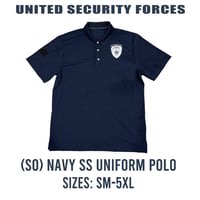 Image 1 of (SO) NAVY UNIFORM POLO (SHORT SLEEVE)