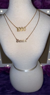 Birthday Necklace Set