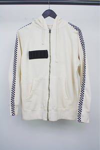 Image 4 of BIOWEAPON ZIP-UP HOODIE - IVORY