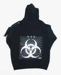 Image 3 of BIOWEAPON HEAVY-DUTY TACTICAL HOODIE - BLACK