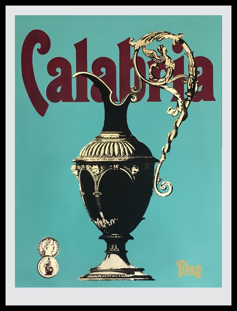 Image of Calabria Aqua/Magenta/Black