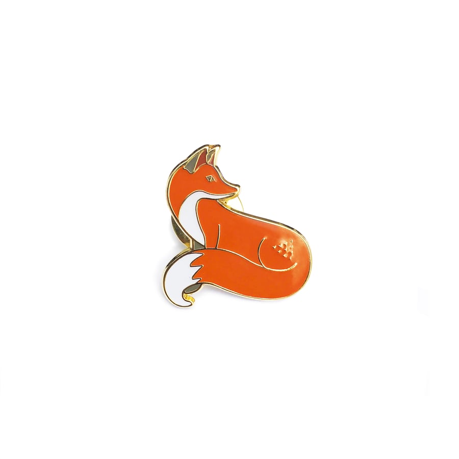 Image of #QuinnsPins: Quinn the Fox Pin Badge