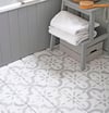 Medina Floor Stencil for floors, walls, furniture and fabric. Moroccan stencil. DIY project
