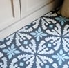 Cordoba Floor Stencil for floors, walls, furniture and fabric. Moroccan stencil. 